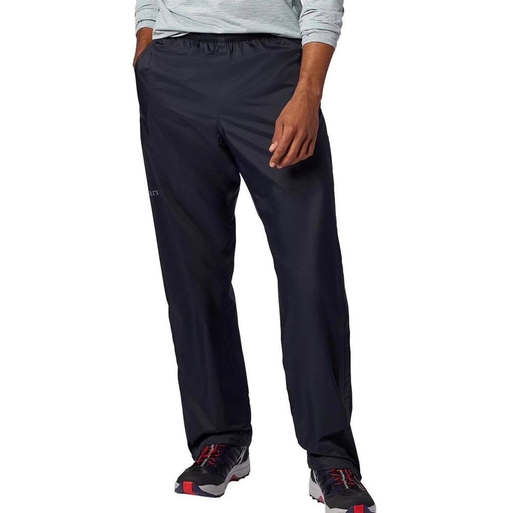 Marmot Mens PreCip Evo Full Side Zip Flex Rain Pants Black Golf Gorpcore XL
